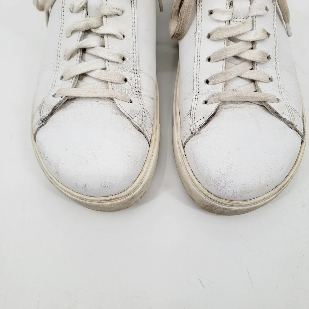 Birkenstock Bend Low Sneakers Size EU 39 White Leather Tennis Shoes